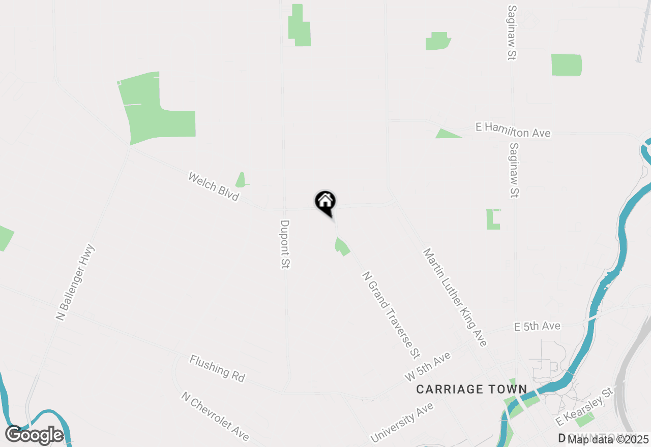 Map of 1648 Euclid Avenue, Flint, MI 48503