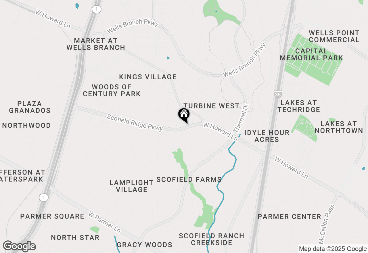 Map of 1900 Scofield Ridge Pkwy #5501, Austin, TX 78727