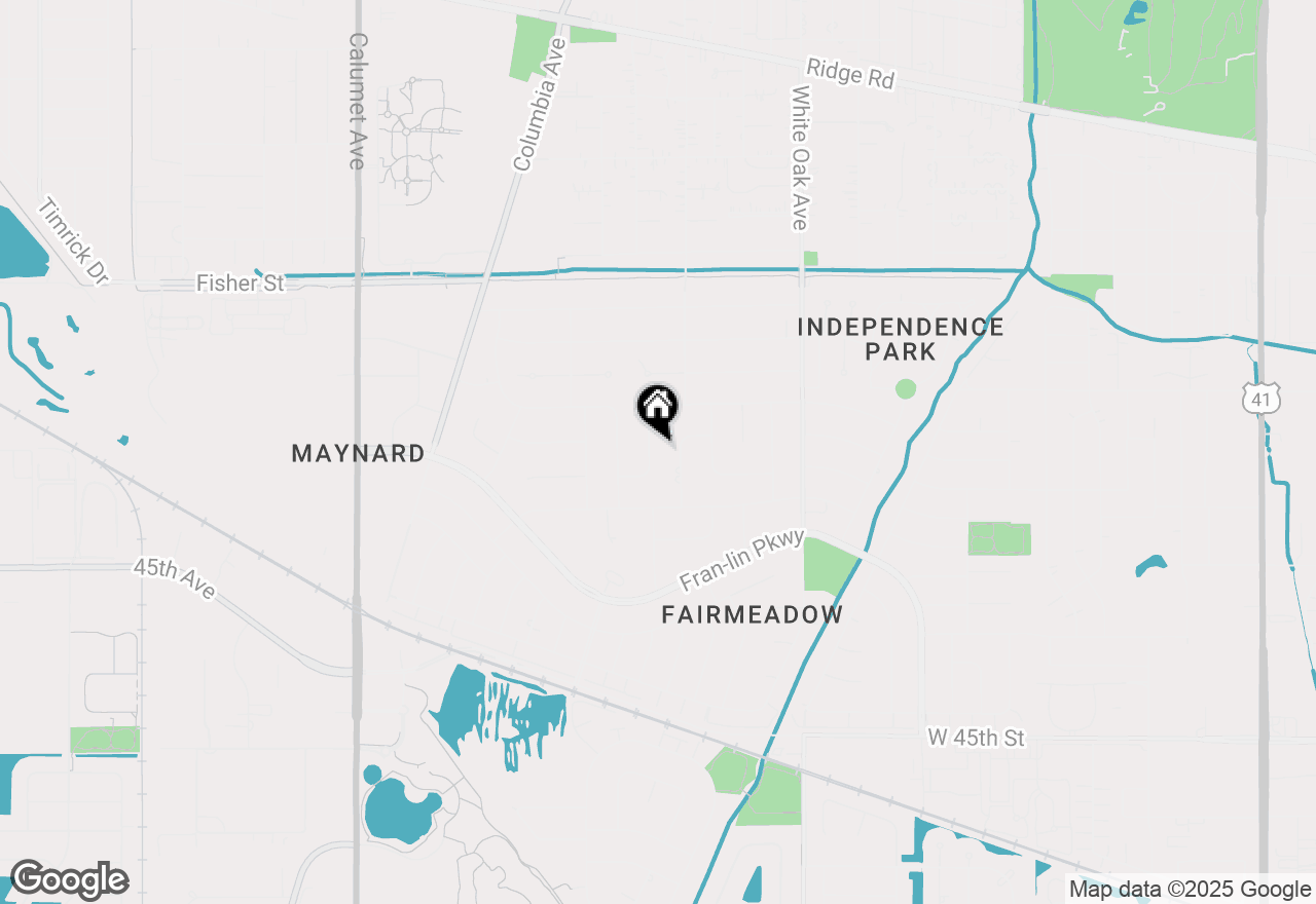 Map of 9201 Elmwood Drive, Munster, IN 46321