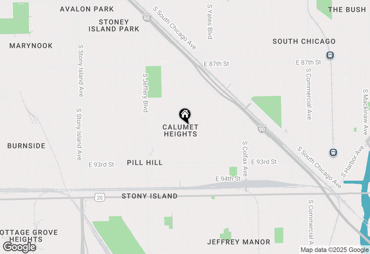 Map of 9048 S Luella Avenue, Chicago, IL 60617