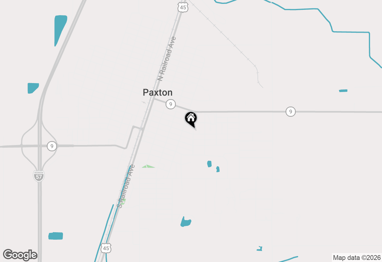 Map of 543 E Orleans Street, Paxton, IL 60957