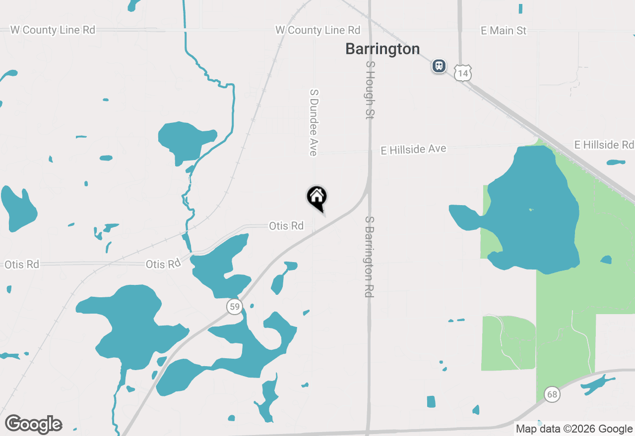 Map of 909 Dundee Avenue, Barrington, IL 60010