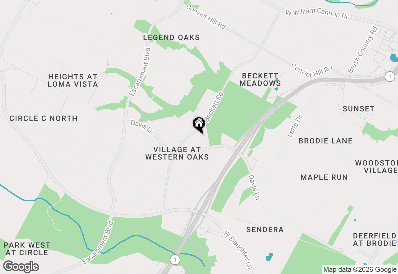 Map of 8501 Fulbright Ln, Austin, TX 78749