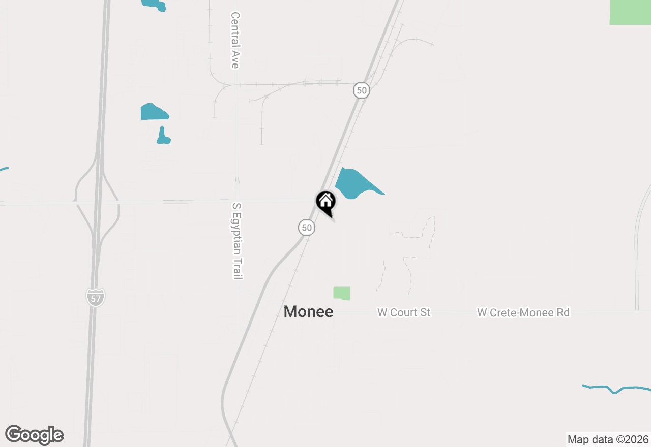 Map of 25546 S Linden Avenue, Monee, IL 60449