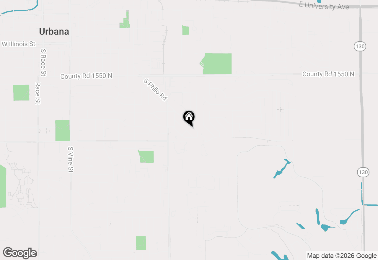 Map of 1304 Adams Street, Urbana, IL 61802