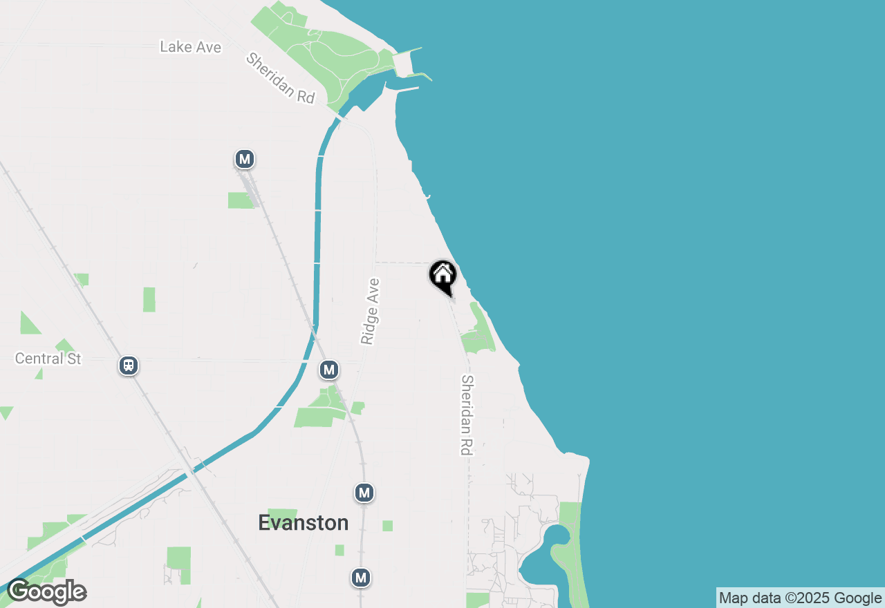 Map of 2686 Sheridan Road, Evanston, IL 60201