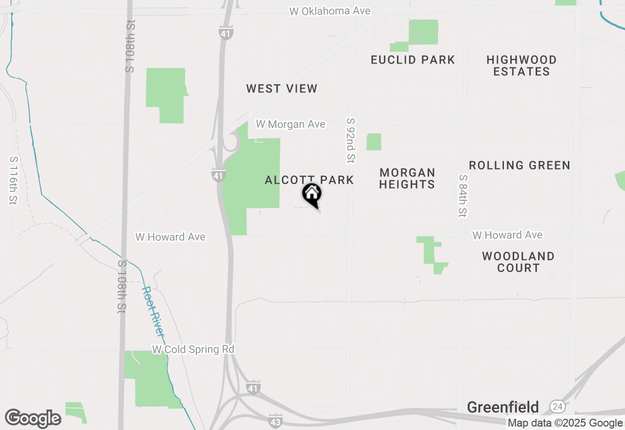 Map of 3818 S 95th St, Milwaukee, WI 53228