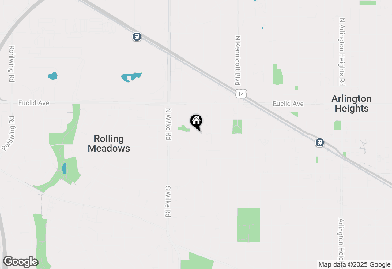 Map of 238 N Yale Avenue, Arlington Heights, IL 60005