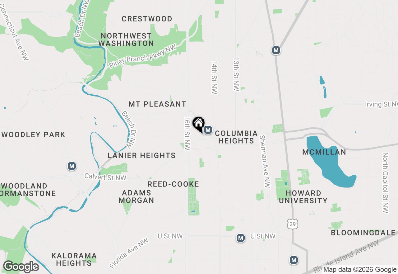 Map of 1465 Columbia Road Nw #203, Washington, DC 20009
