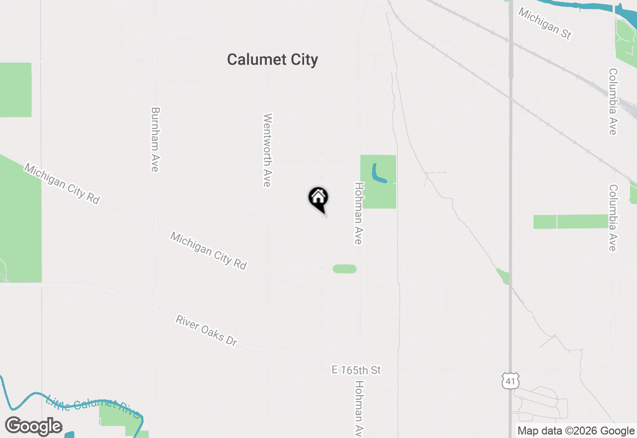 Map of 2 Elizabeth Street, Calumet City, IL 60409