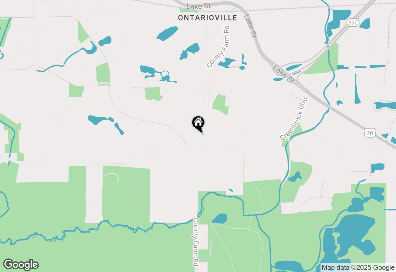 Map of 1233 Dunamon Drive, Bartlett, IL 60103