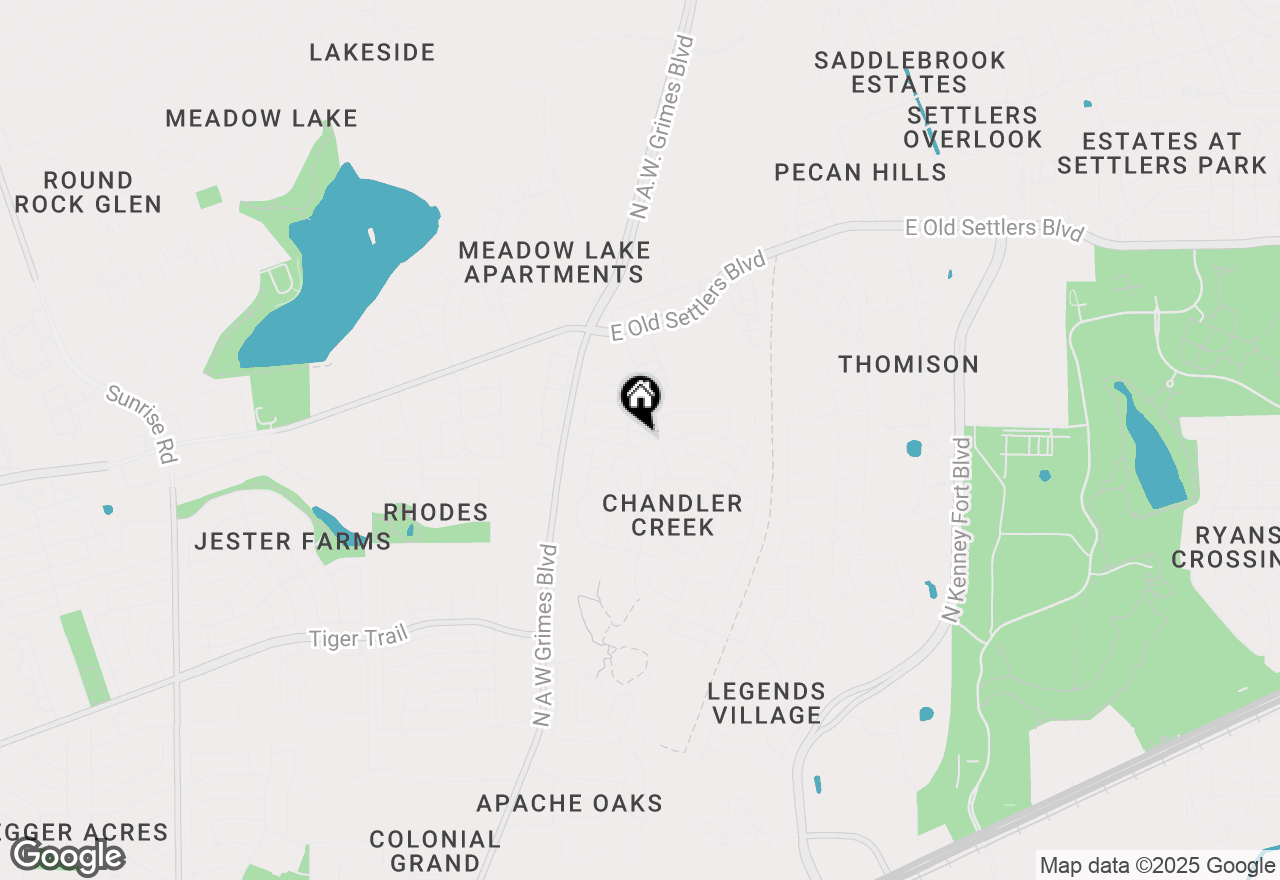 Map of 301 River Crossing Trl, Round Rock, TX 78665