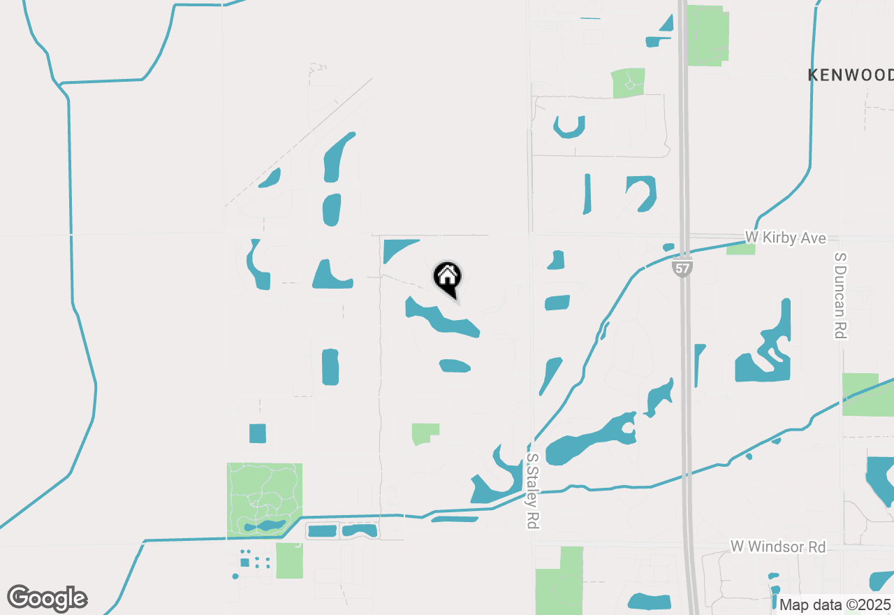 Map of 1711 Brighton Court, Champaign, IL 61822