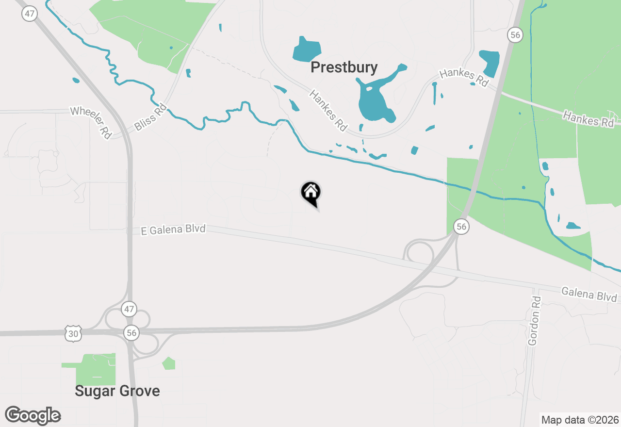 Map of 429 Hampton Road, Sugar Grove, IL 60554