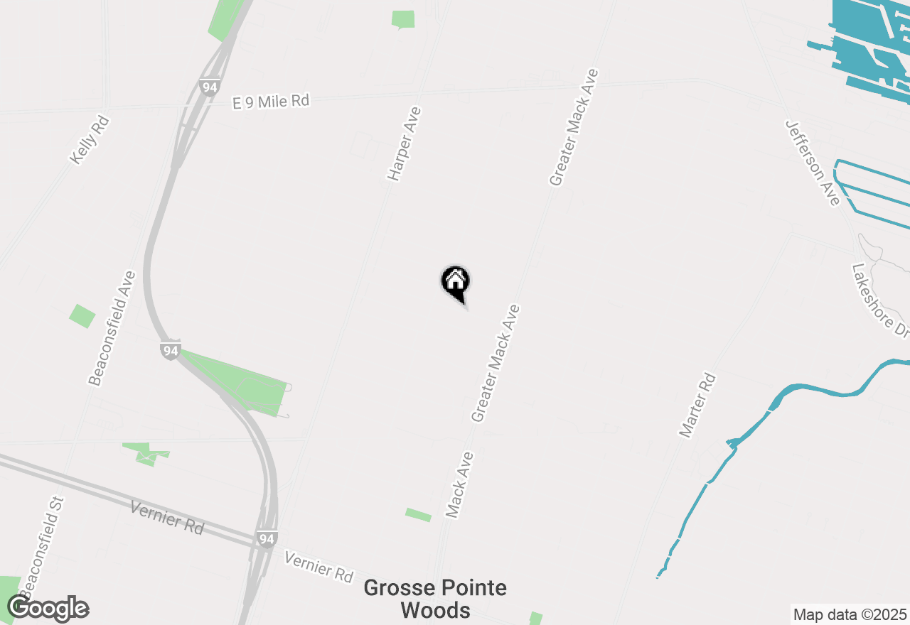 Map of 22002 Rosedale Street, St Clair Shores, MI 48080