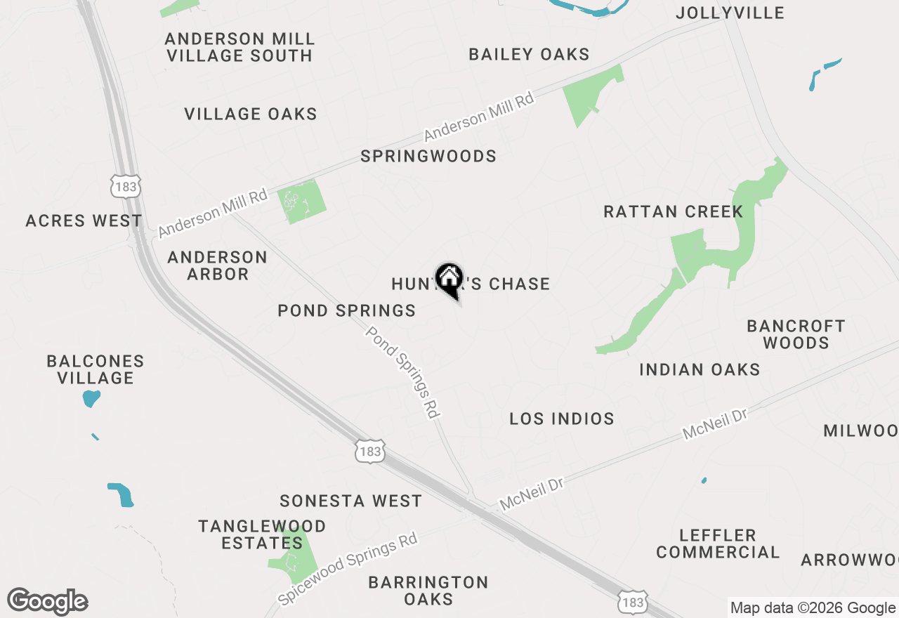 Map of 12414 Deer Falls Dr #A, Austin, TX 78729