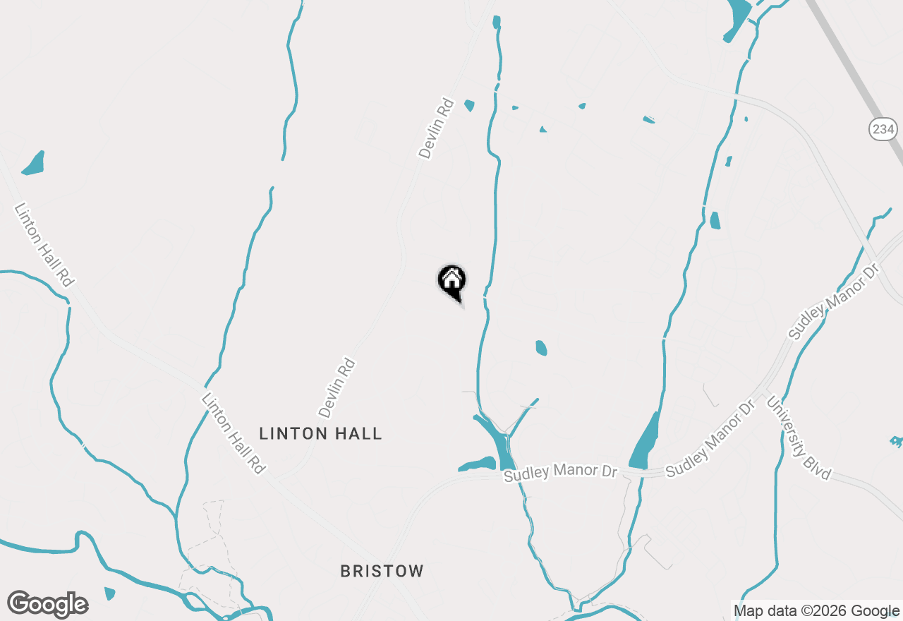 Map of 9061 Roaring Spring Loop, Bristow, VA 20136