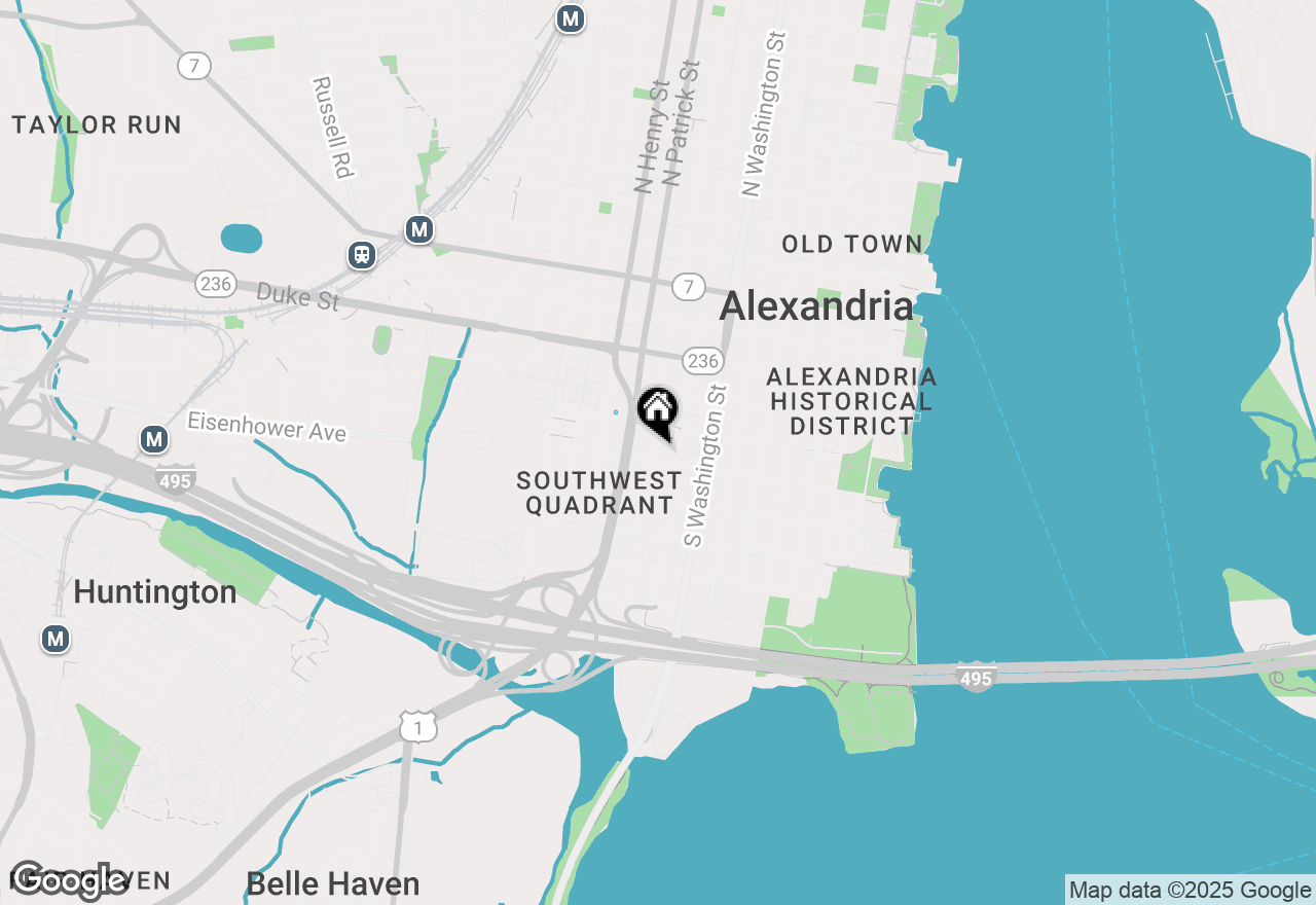 Map of 530 S Alfred Street, Alexandria, VA 22314