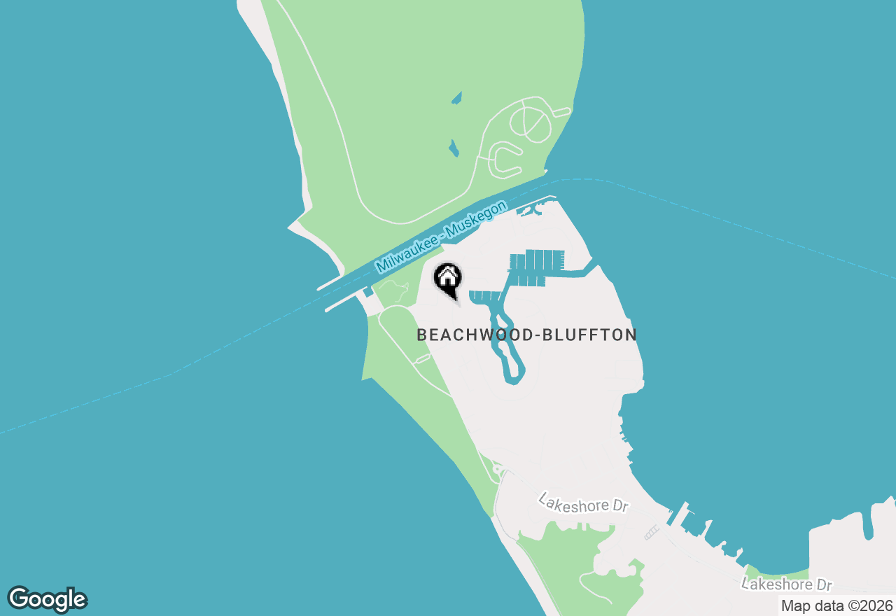 Map of 1471 W Harbour Towne Circle, Muskegon, MI 49441