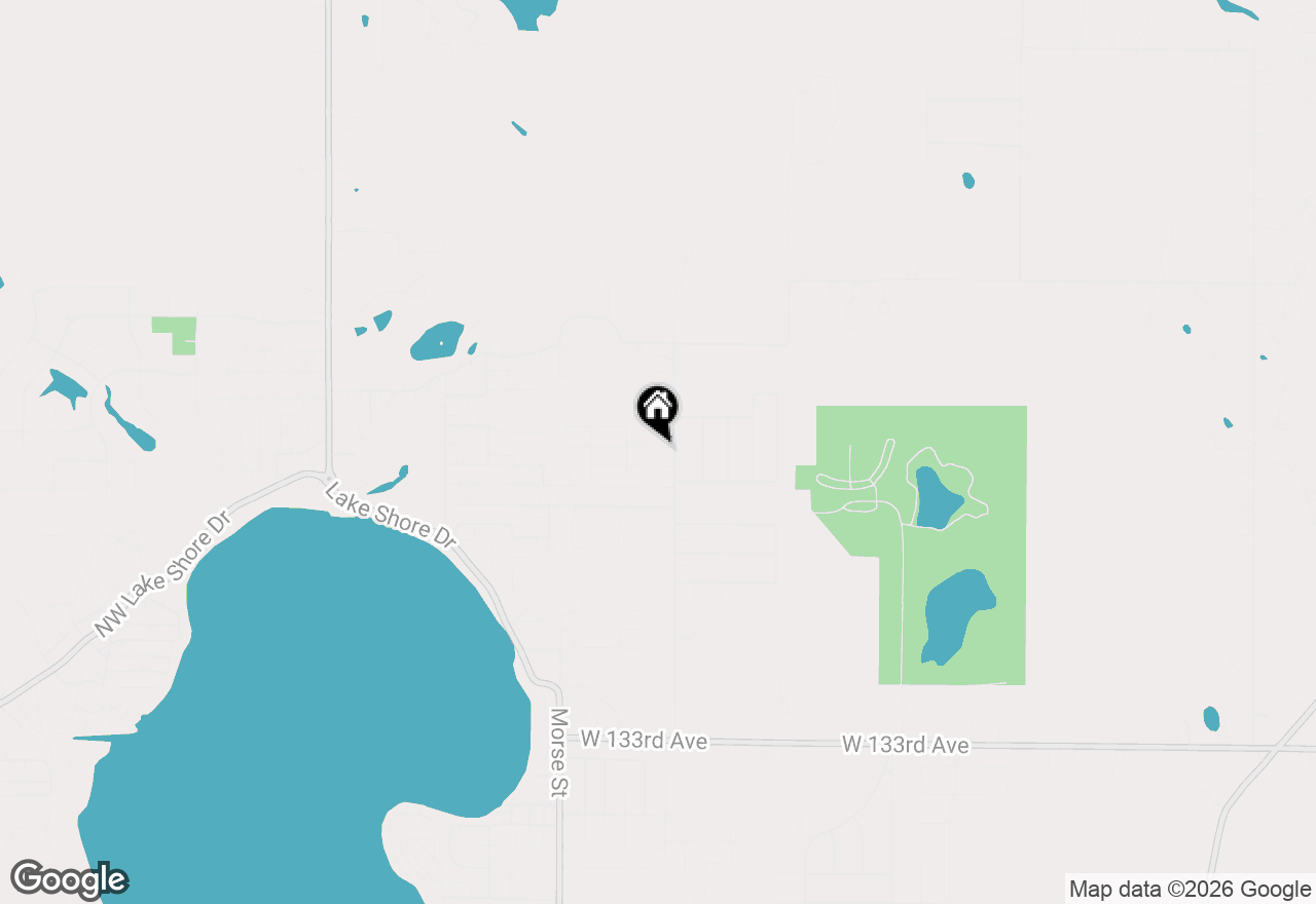Map of 6815 W 128th Avenue, Cedar Lake, IN 46303