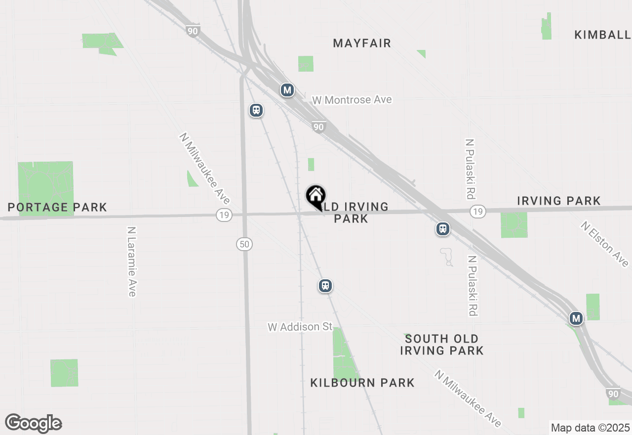 Map of 4515 W Irving Park Road, Chicago, IL 60641