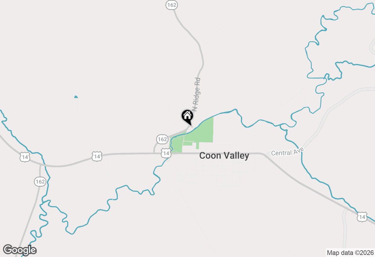 Map of S1215 State Hwy 162, Coon Valley, WI 54623