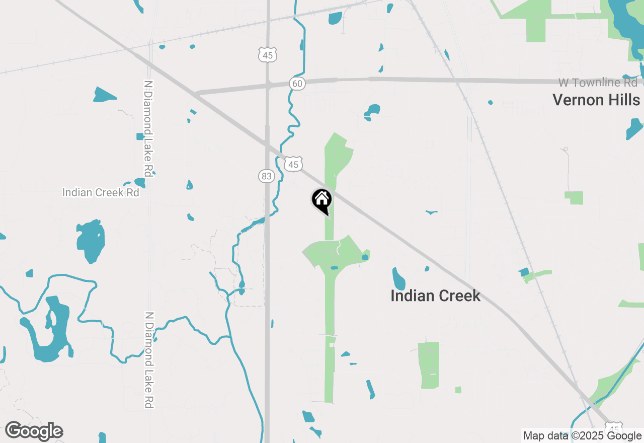 Map of 304 Southgate Drive, Vernon Hills, IL 60061
