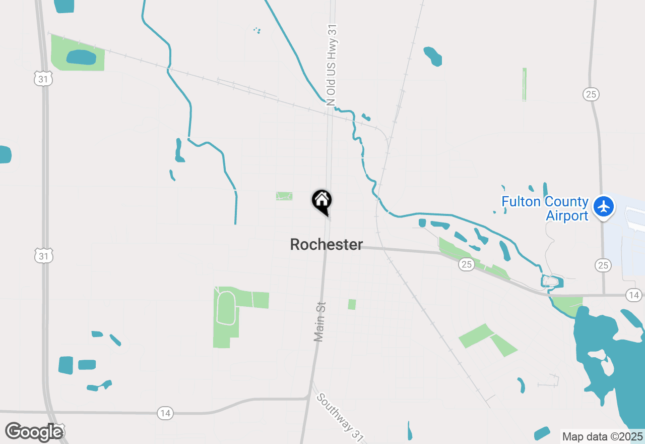 Map of 722 Main Street, Rochester, IN 46975