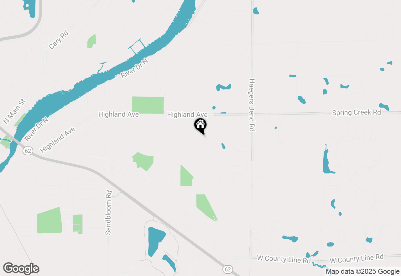 Map of 2008 Clematis Drive, Algonquin, IL 60102