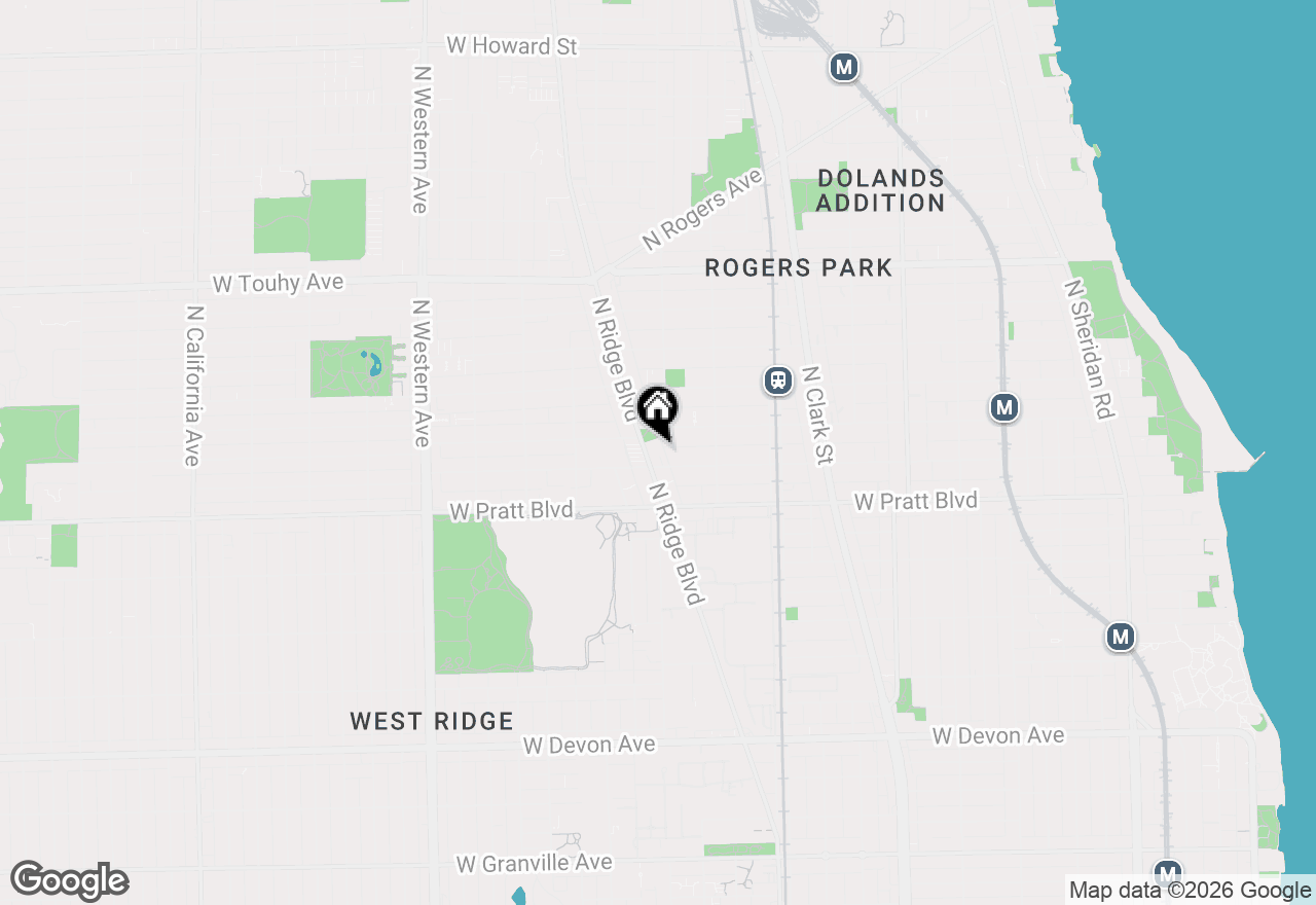 Map of 6911 N Ridge Boulevard, Chicago, IL 60645