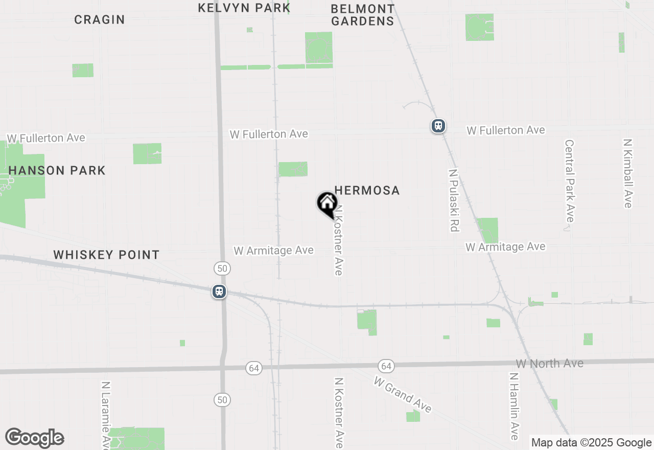 Map of 2053 N Kenneth Avenue #2, Chicago, IL 60639