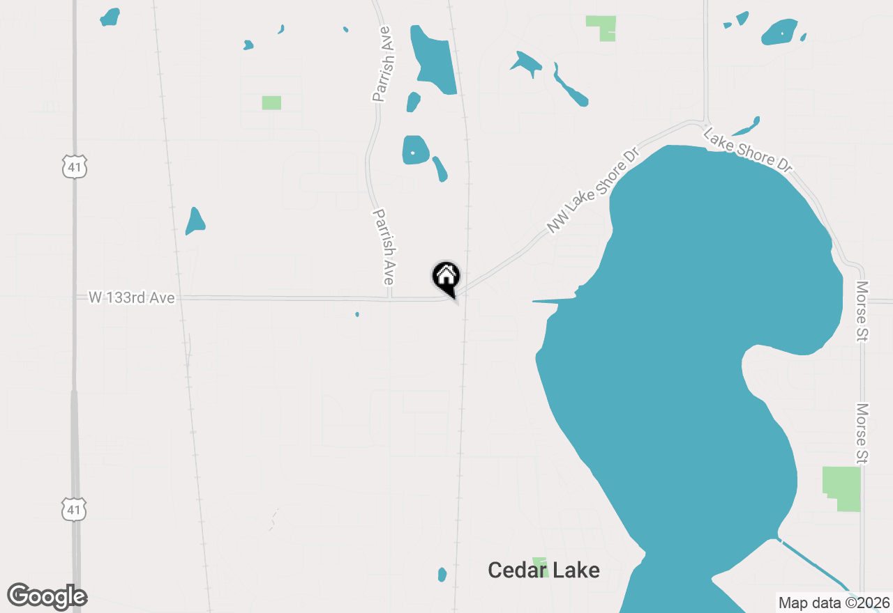 Map of 9301 W 133rd Avenue #33, Cedar Lake, IN 46303
