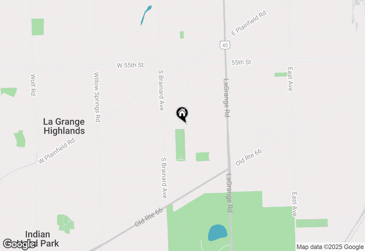 Map of 9 Merry Court, Countryside, IL 60525