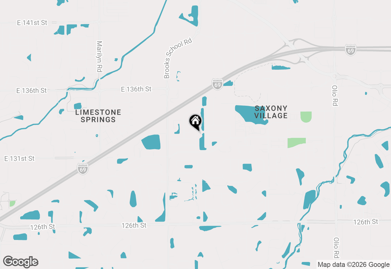 Map of 12680 Courage Crossing, Fishers, IN 46037