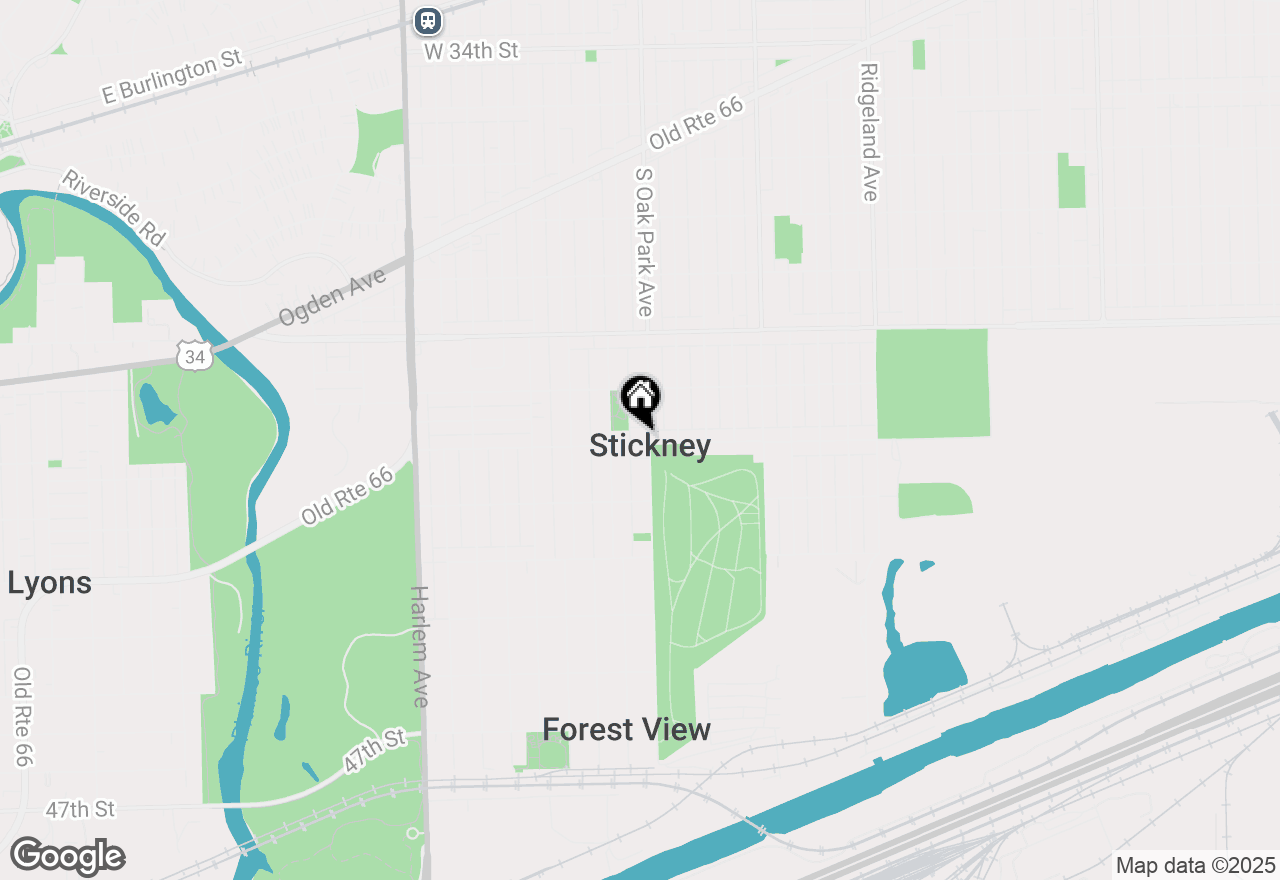 Map of 4042 Oak Park Avenue, Stickney, IL 60402