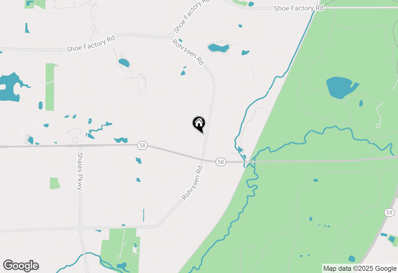 Map of 5654 Angouleme Lane, Hoffman Estates, IL 60192