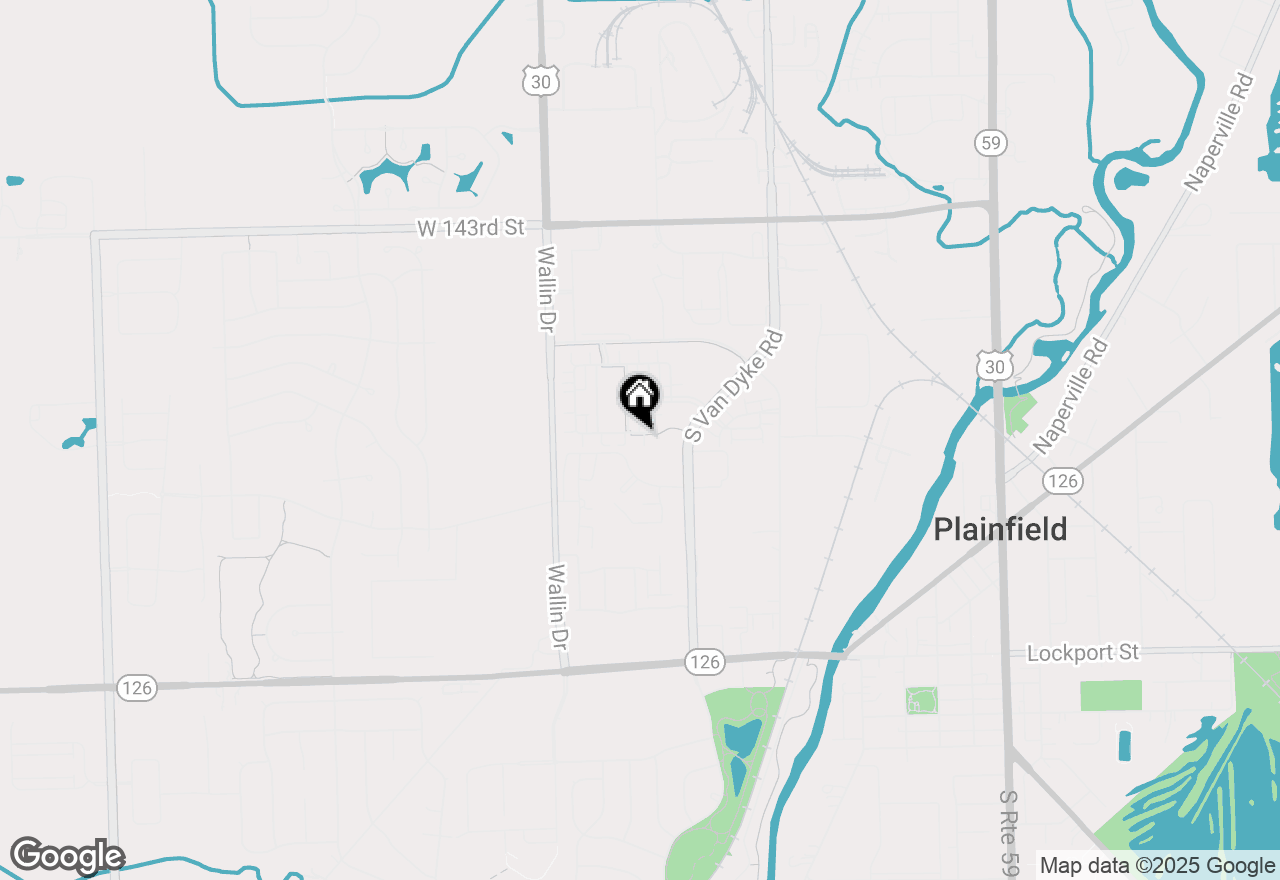 Map of (Address confidential), Plainfield, Illinois 60544