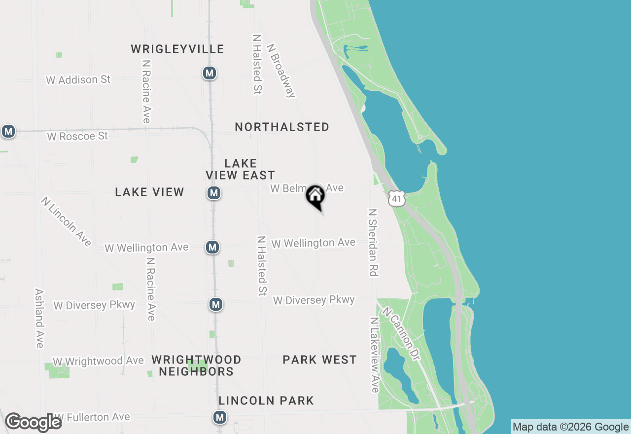 Map of 3114 N Broadway Street, Chicago, IL 60657