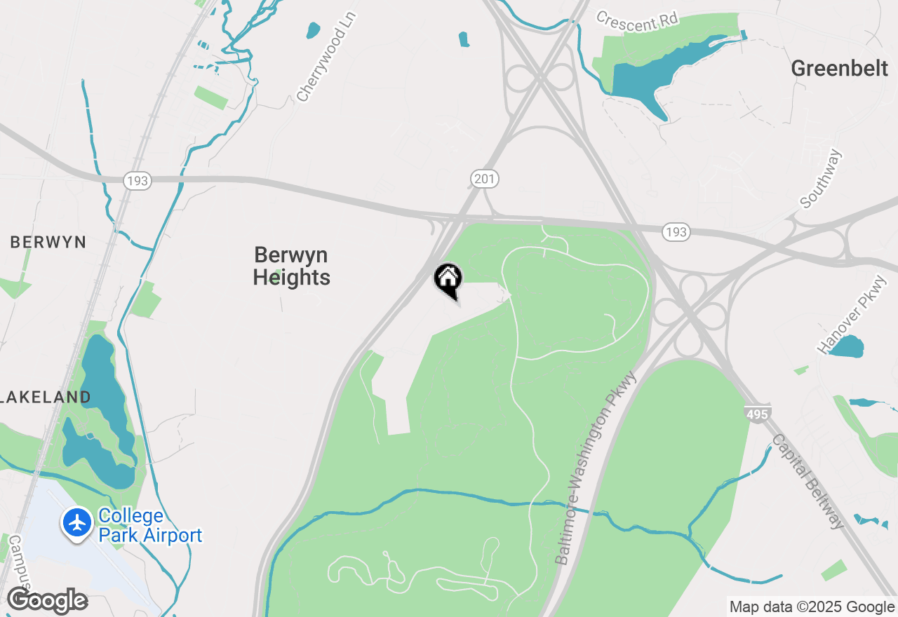 Map of 6100 Westchester Park Drive #717, College Park, MD 20740