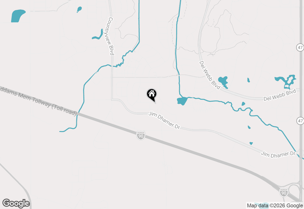 Map of 13370 Arboretum Lane, Huntley, IL 60142