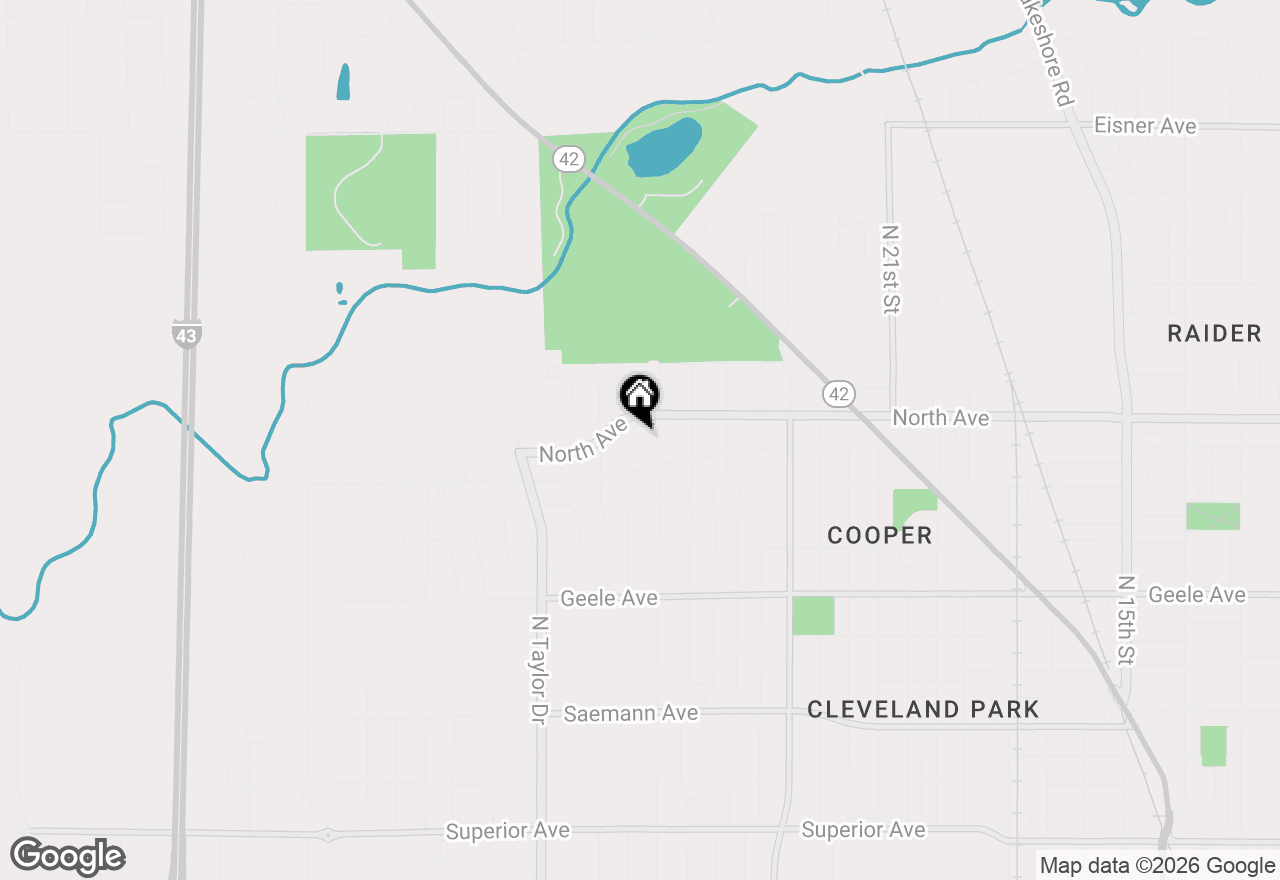 Map of 2635 N 30th St, Sheboygan, WI 53083