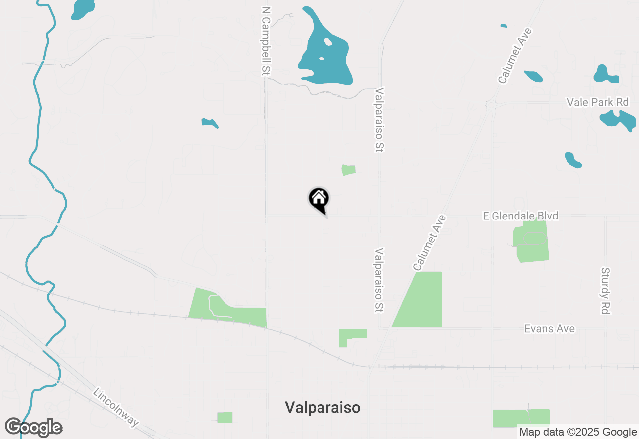 Map of 1807 Washington Street, Valparaiso, IN 46383