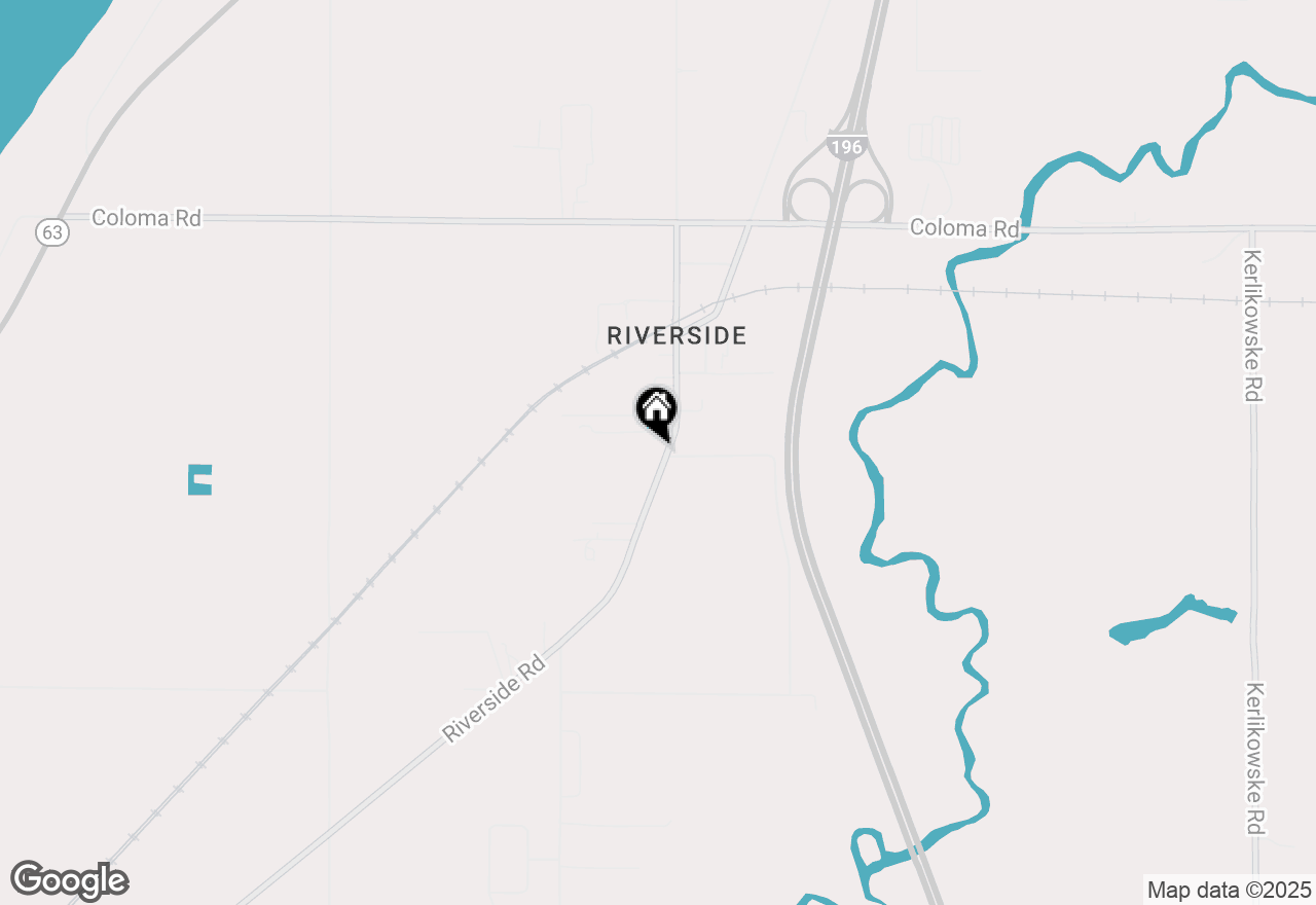 Map of 3708 Riverside Road, Benton Harbor, MI 49022