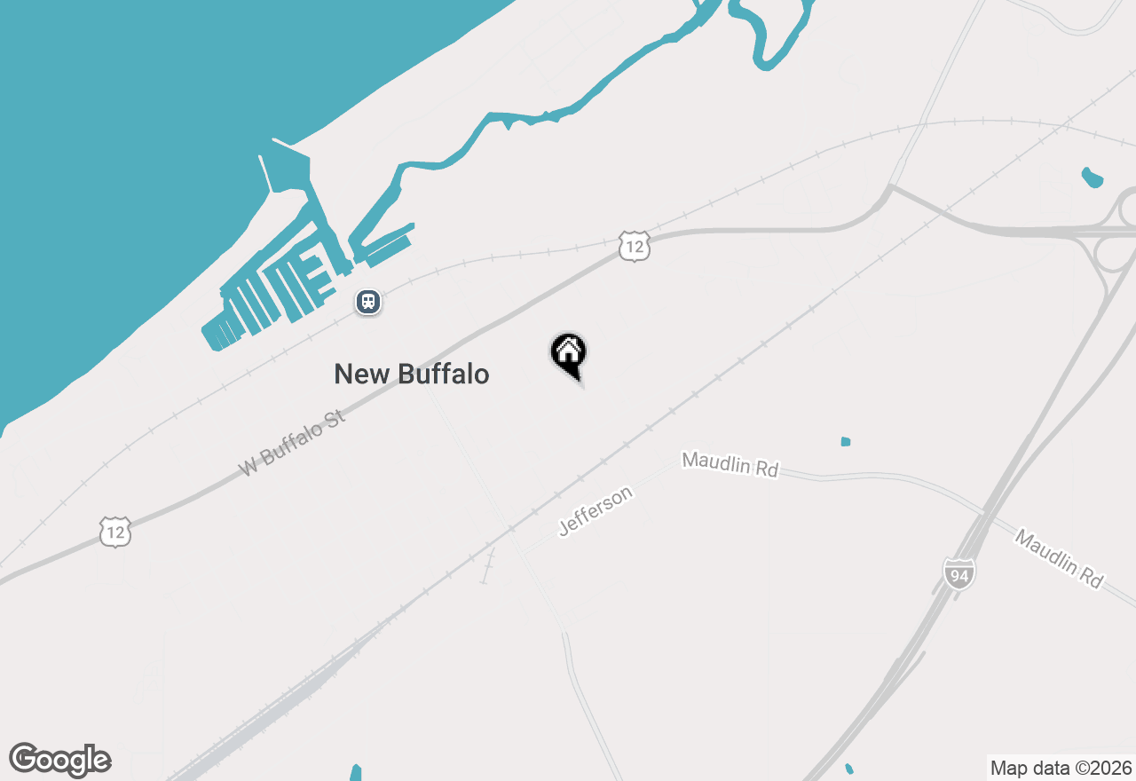 Map of 224 S Jameson Street, New Buffalo, MI 49117