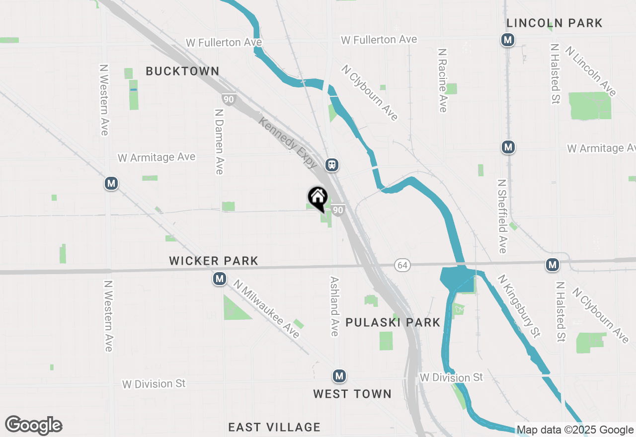 Map of 1740 N Marshfield Avenue #30, Chicago, IL 60622