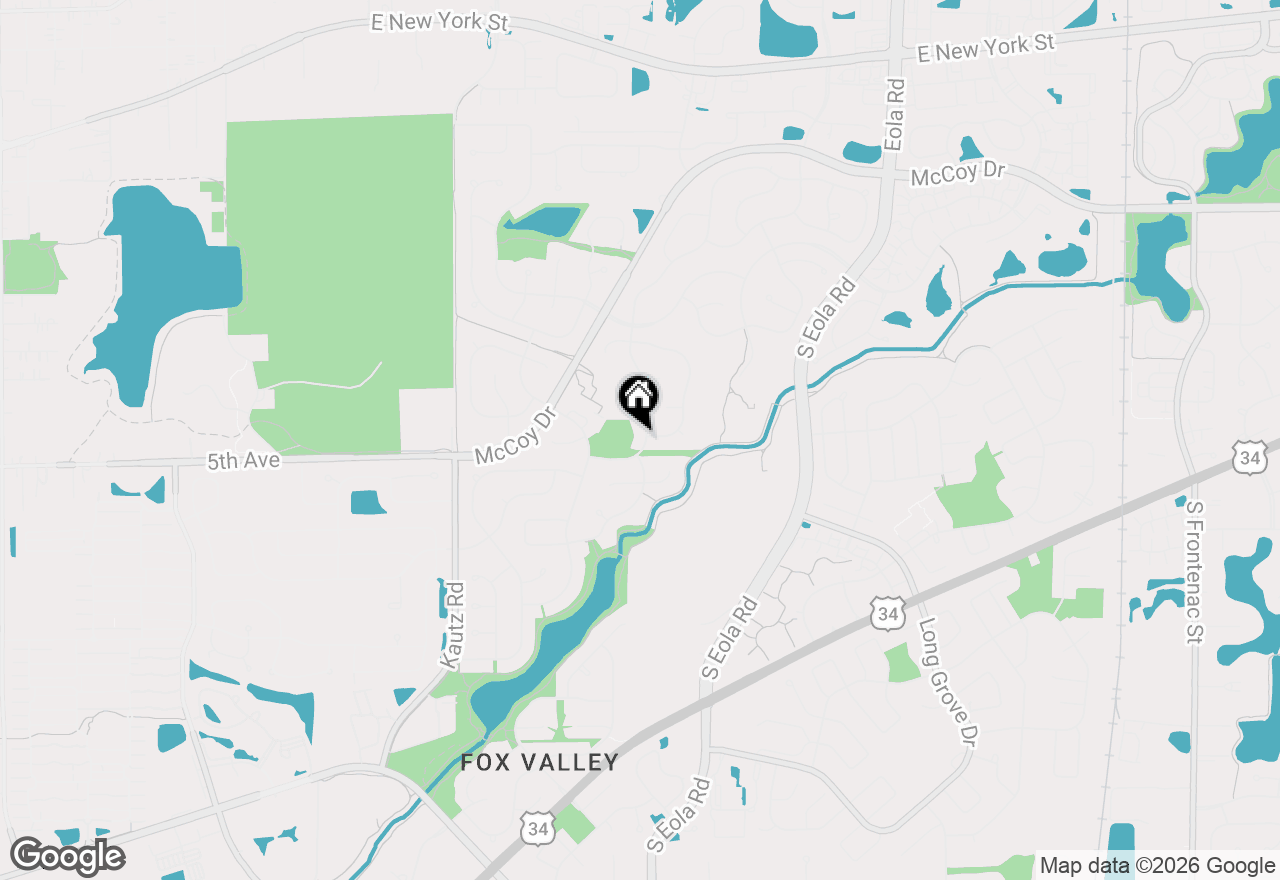 Map of 461 Breckenridge Drive, Aurora, IL 60504