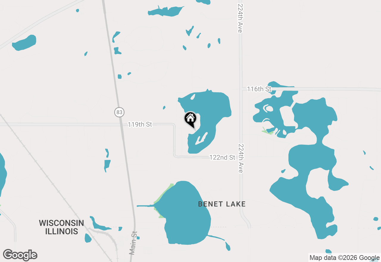 Map of 23001 120th St, Trevor, WI 53179
