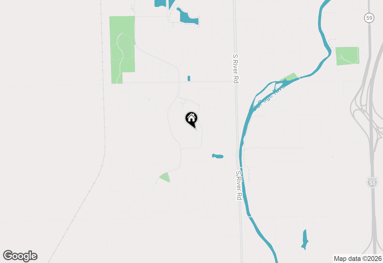 Map of 1016 Bayhill Lane, Shorewood, IL 60404