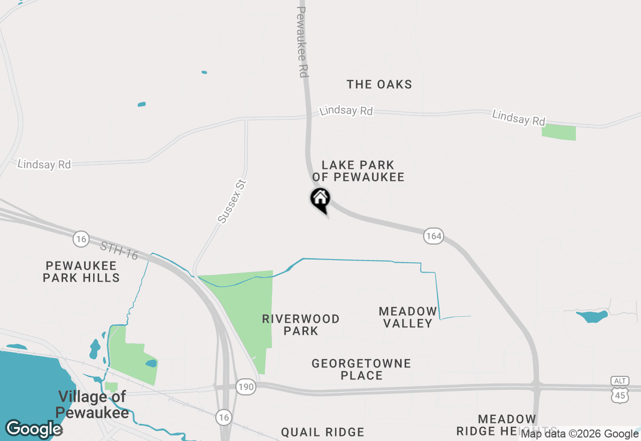 Map of 550 Pewaukee Rd #C, Pewaukee, WI 53072