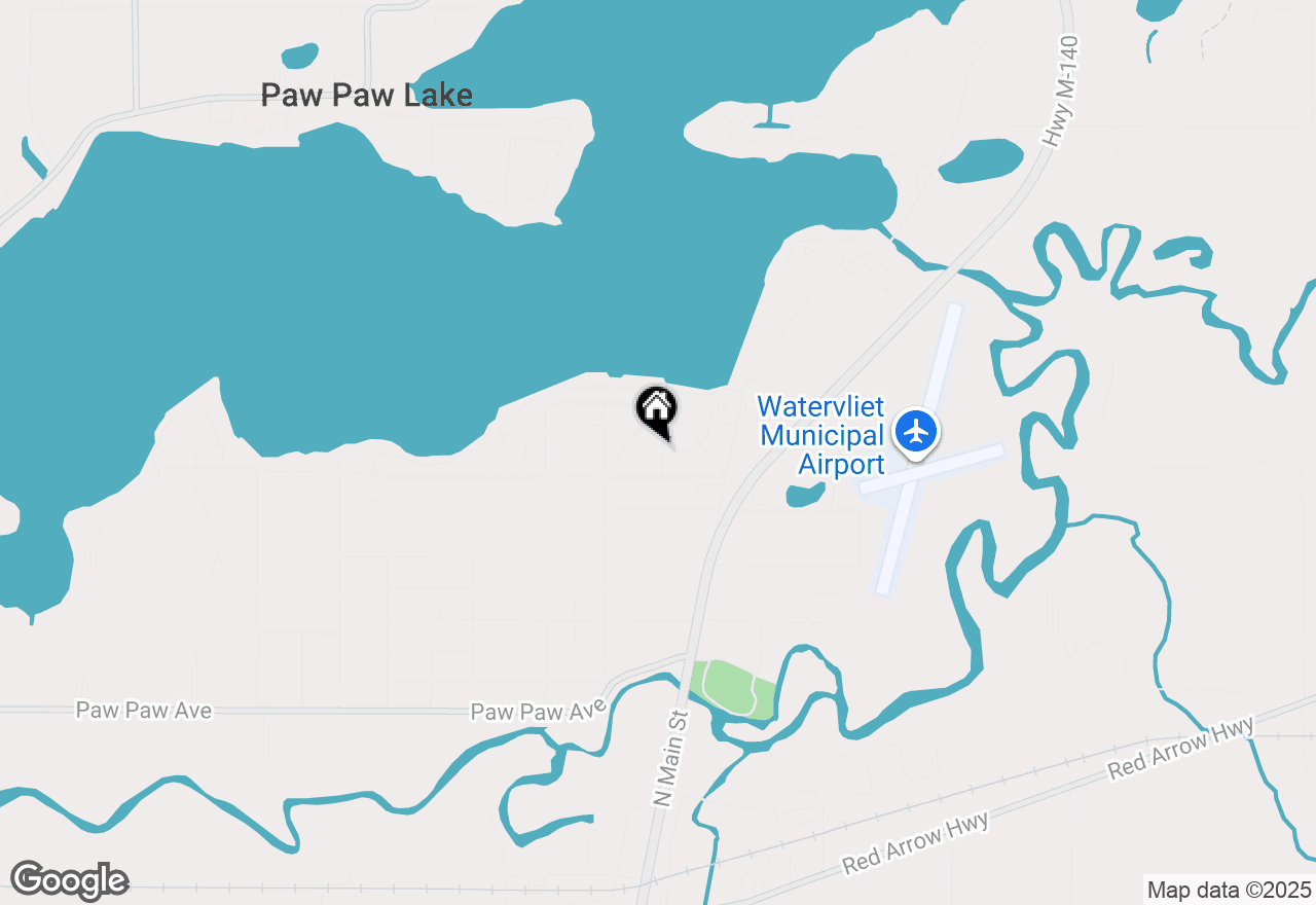 Map of 4940 Pottawatamie Drive, Watervliet, MI 49098